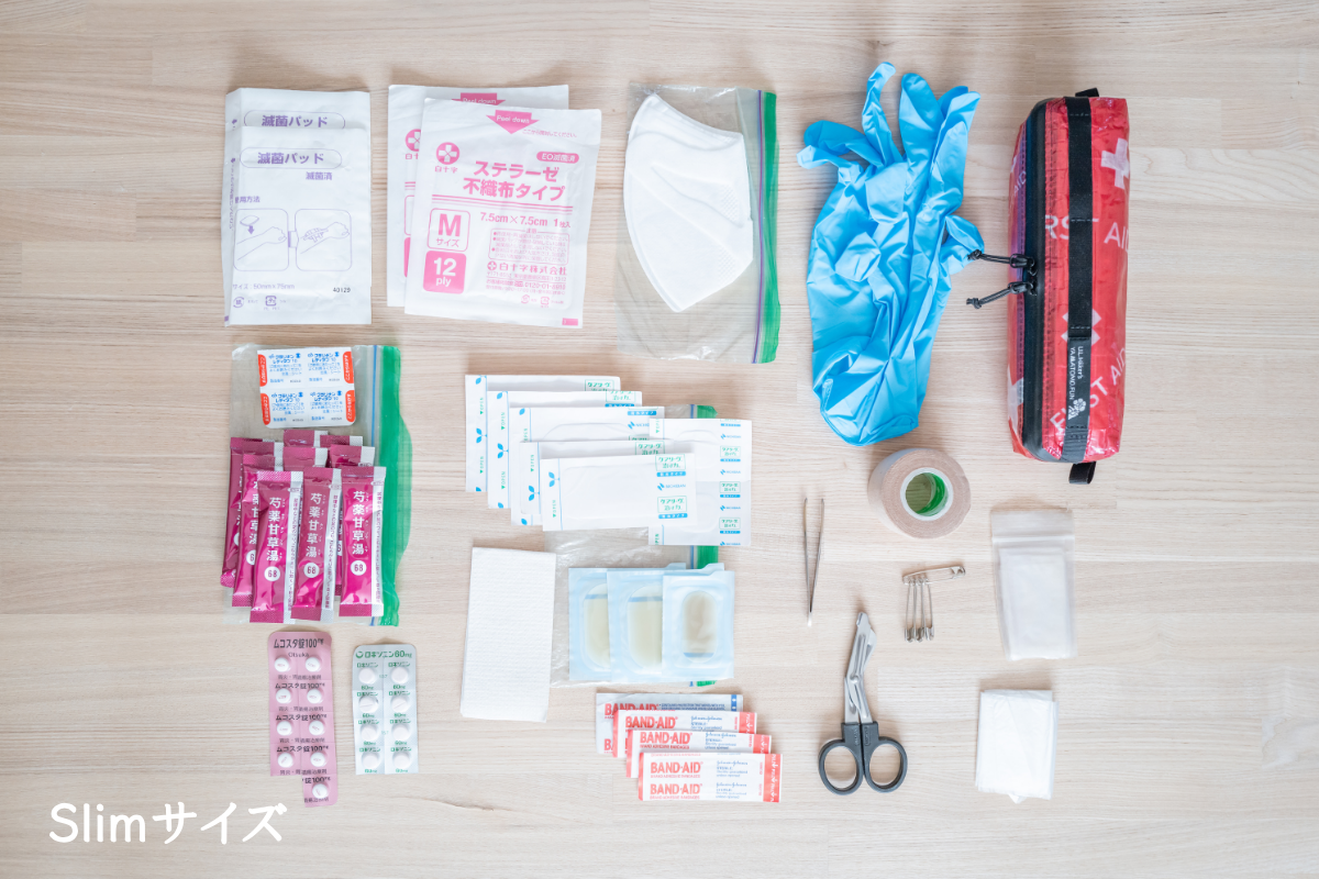 パッと見えて即取り出せる First Aid Kit 仕様【U.L. FAK Packing】
