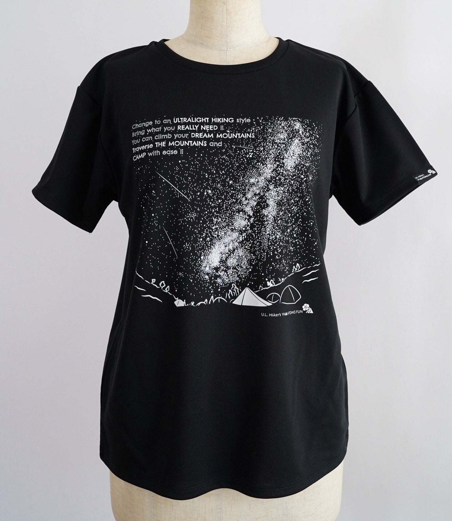 テン泊で星空を満喫する夜 Dry T Shirt W's