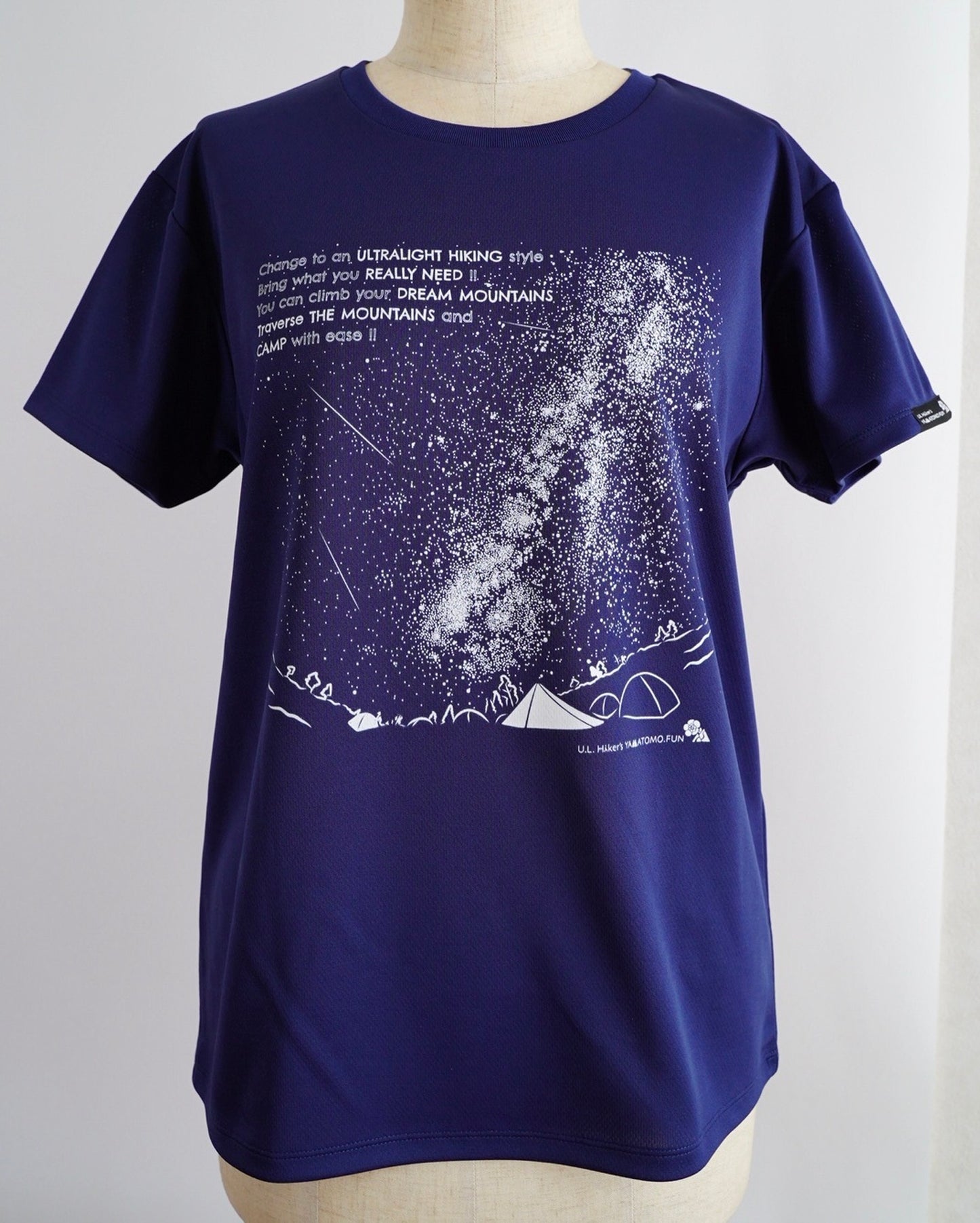 テン泊で星空を満喫する夜 Dry T Shirt W's