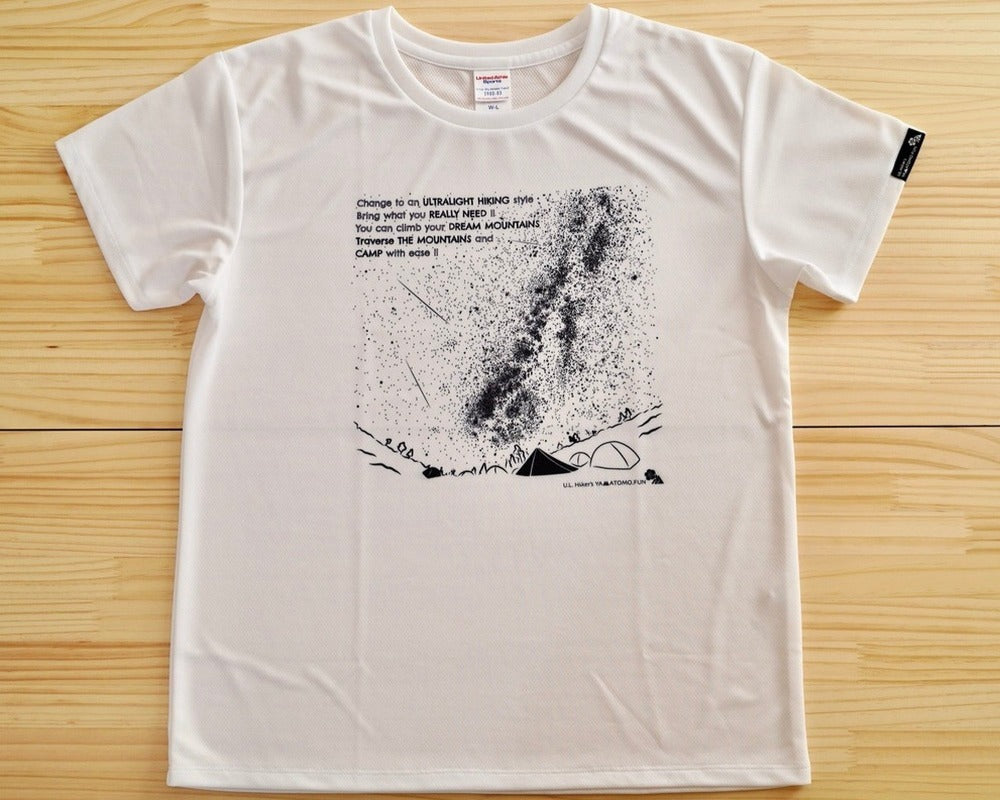 テン泊で星空を満喫する夜 Dry T Shirt W's