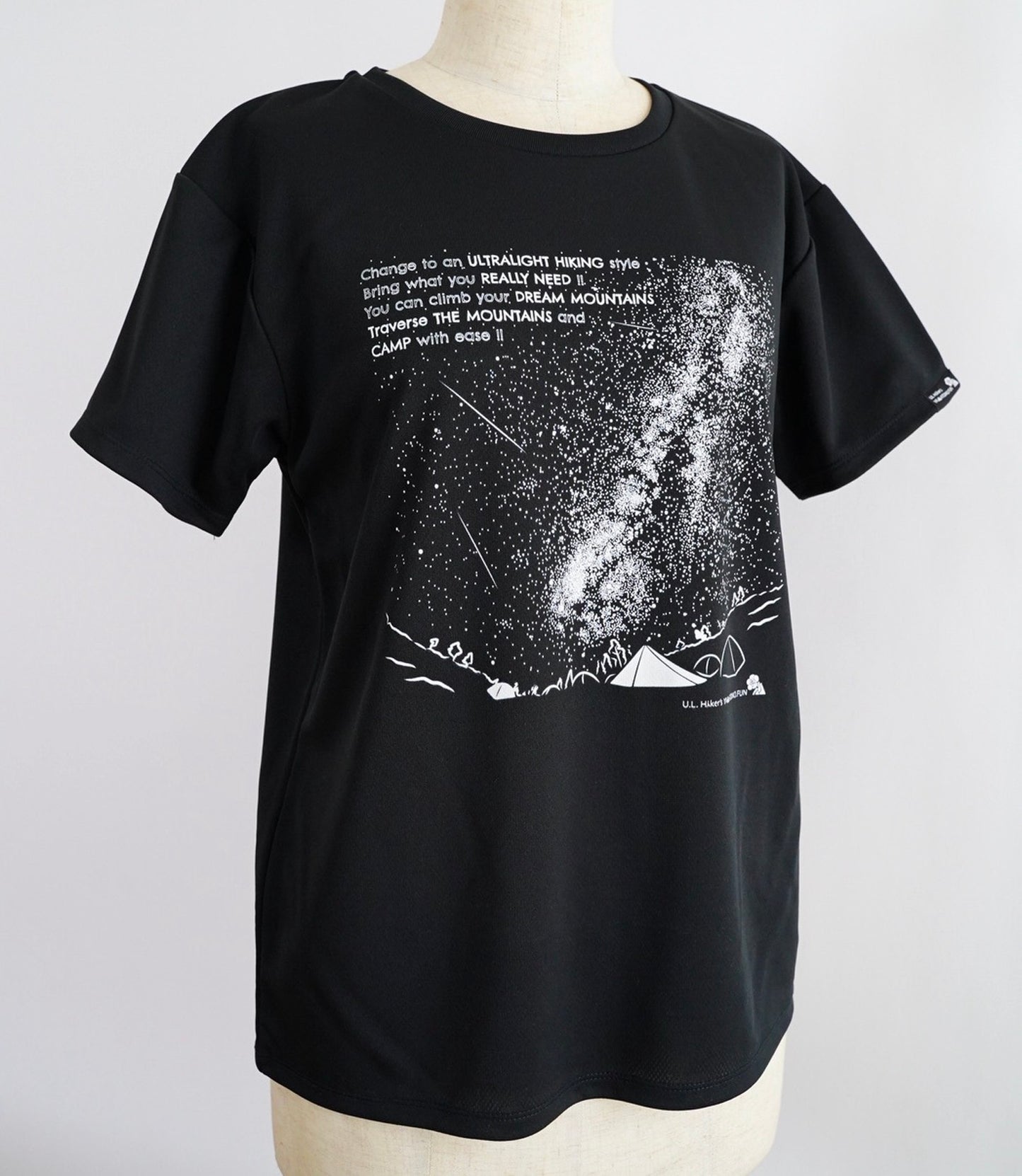 テン泊で星空を満喫する夜 Dry T Shirt W's