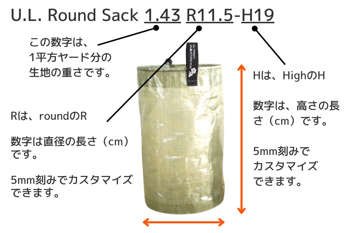U.L. Round Sack 1.43【 R11~13 】Custom