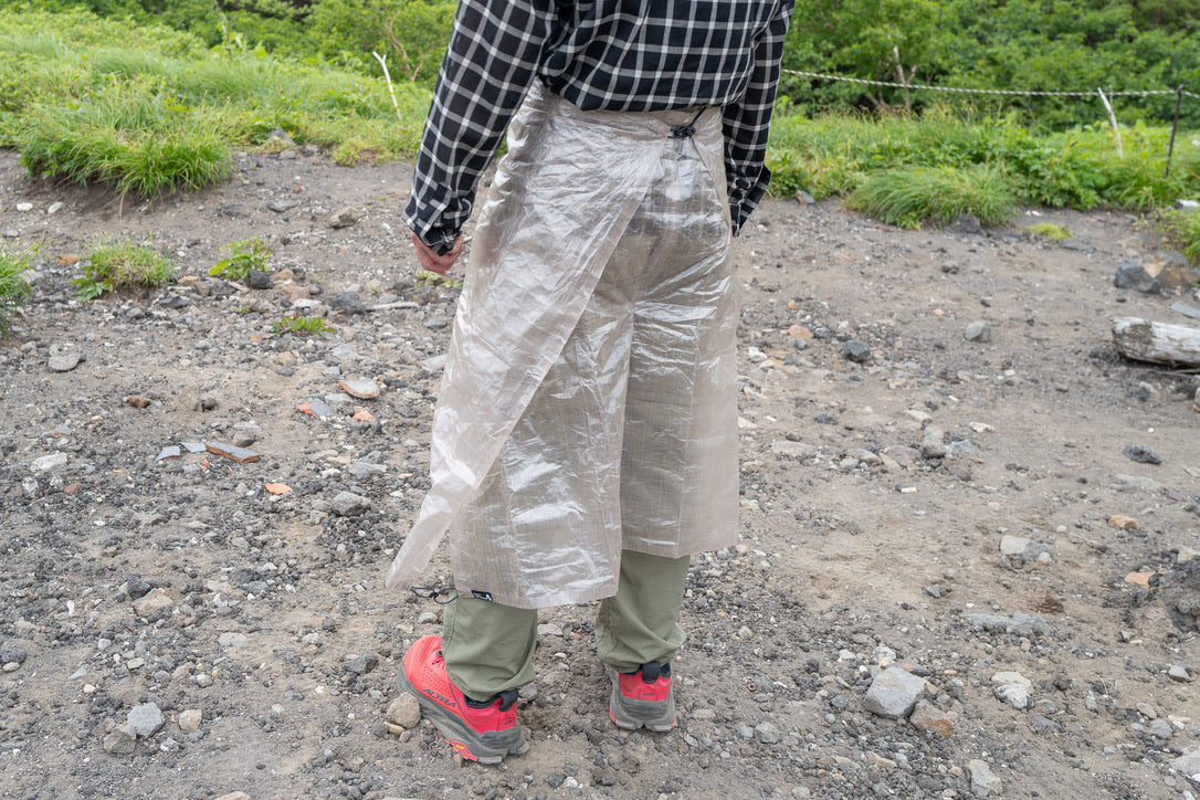 レインパンツでもレインスカートでもない、気軽に履ける超軽量【U.L. FUN Culotte]