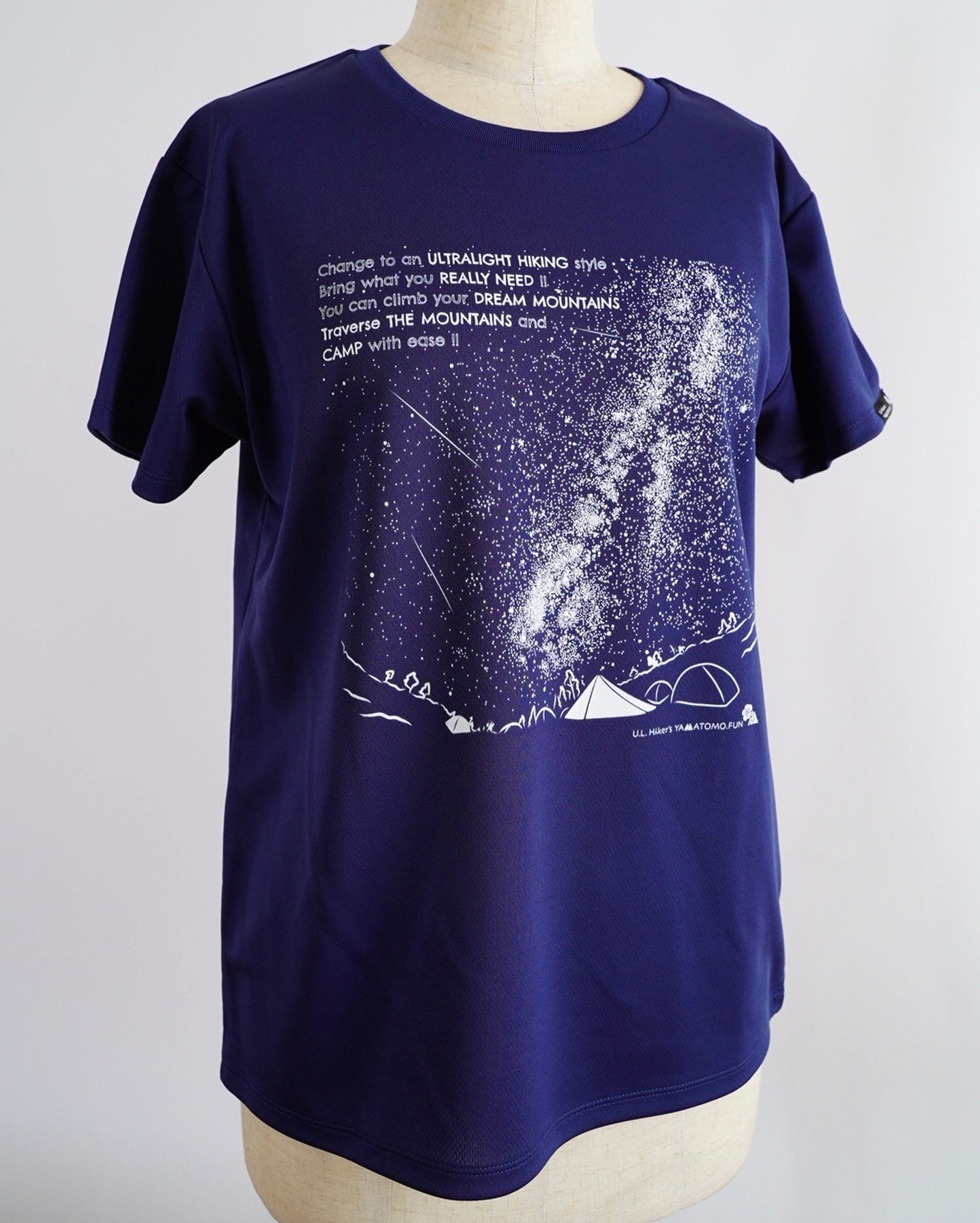 テン泊で星空を満喫する夜 Dry T Shirt W's