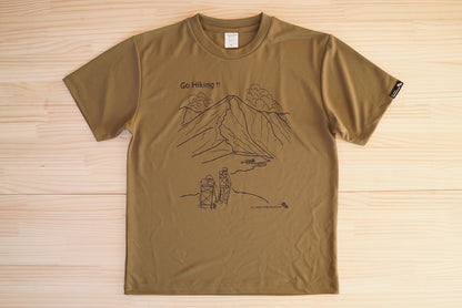 山に行きたくなる Go Hiking !! Dry T Shirt Unisex